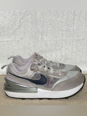 Nike Little Kids/Toddler Grey/Blue Waffle One Slip On Sneakers Shoes SZ 10C